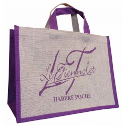 Sac jute poignées jute